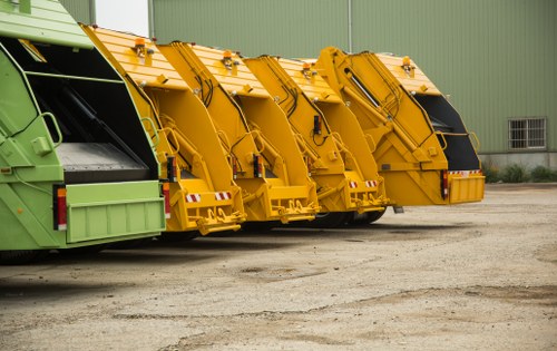 Recycling facilities for construction materials